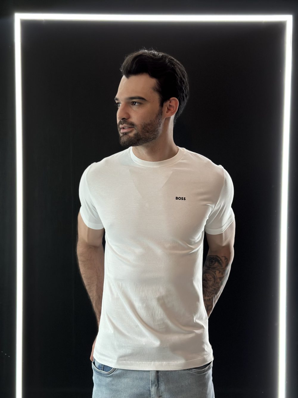 GRIFE ITALIANA HUGO BOSS BASIC BRANCA - Image 2