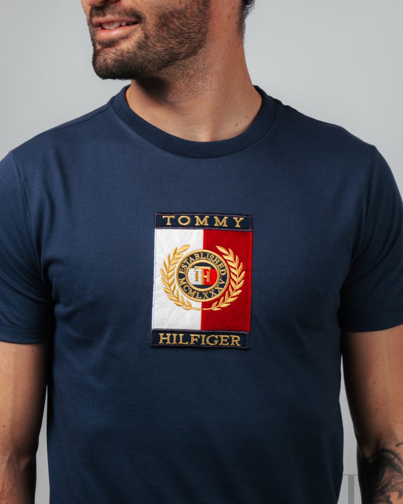 CAMISA COTTON PIMA TOMMY HILFIGER AZUL - Image 2