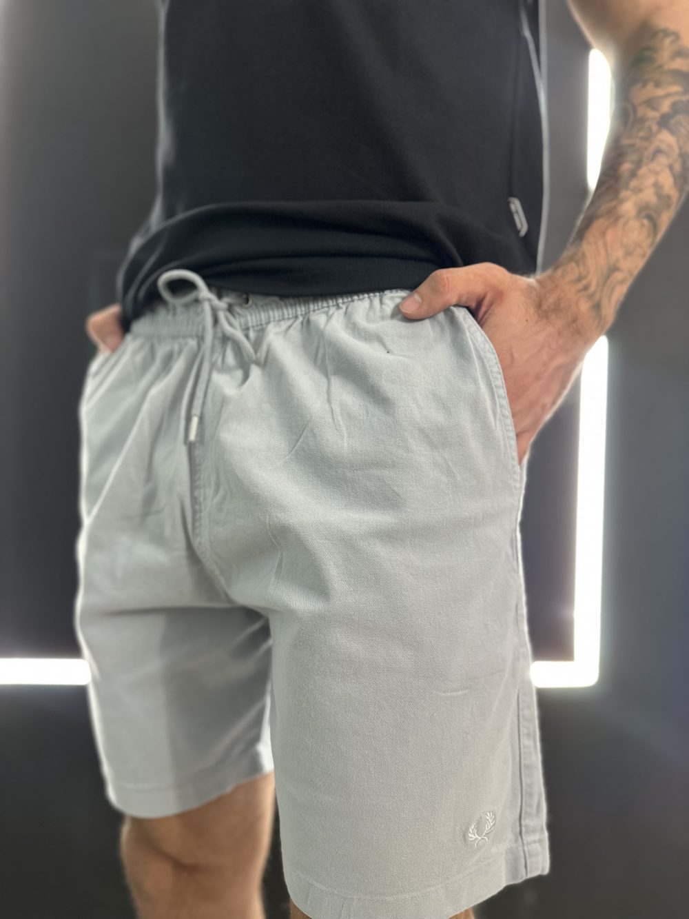SHORT SARJA FRED PERRY CINZA - Image 2