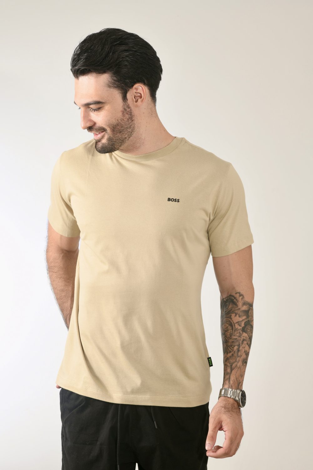 GRIFE ITALIANA HUGO BOSS BASIC BOSS BEGE