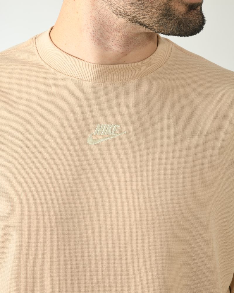 CAMISA OVERSIZED NIKE MALHA IMPORTADA SUEDINE BEGE - Image 2