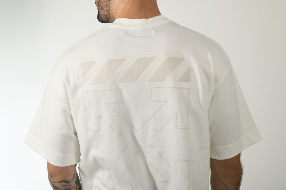 CAMISA OVERSIZED OFF WHITE MALHA IMPORTADA - Image 3