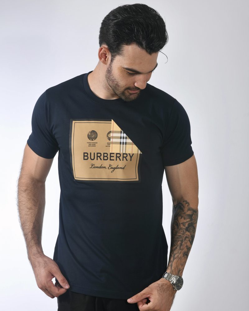 MALHA PERUANA BURBERRY AZUL MARINHO - Image 2