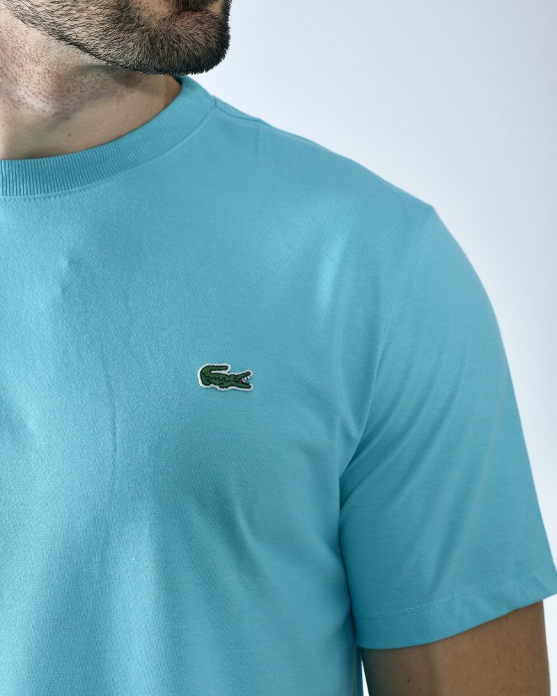 CAMISA COTTON PIMA LACOSTE BASICA AZUL - Image 2