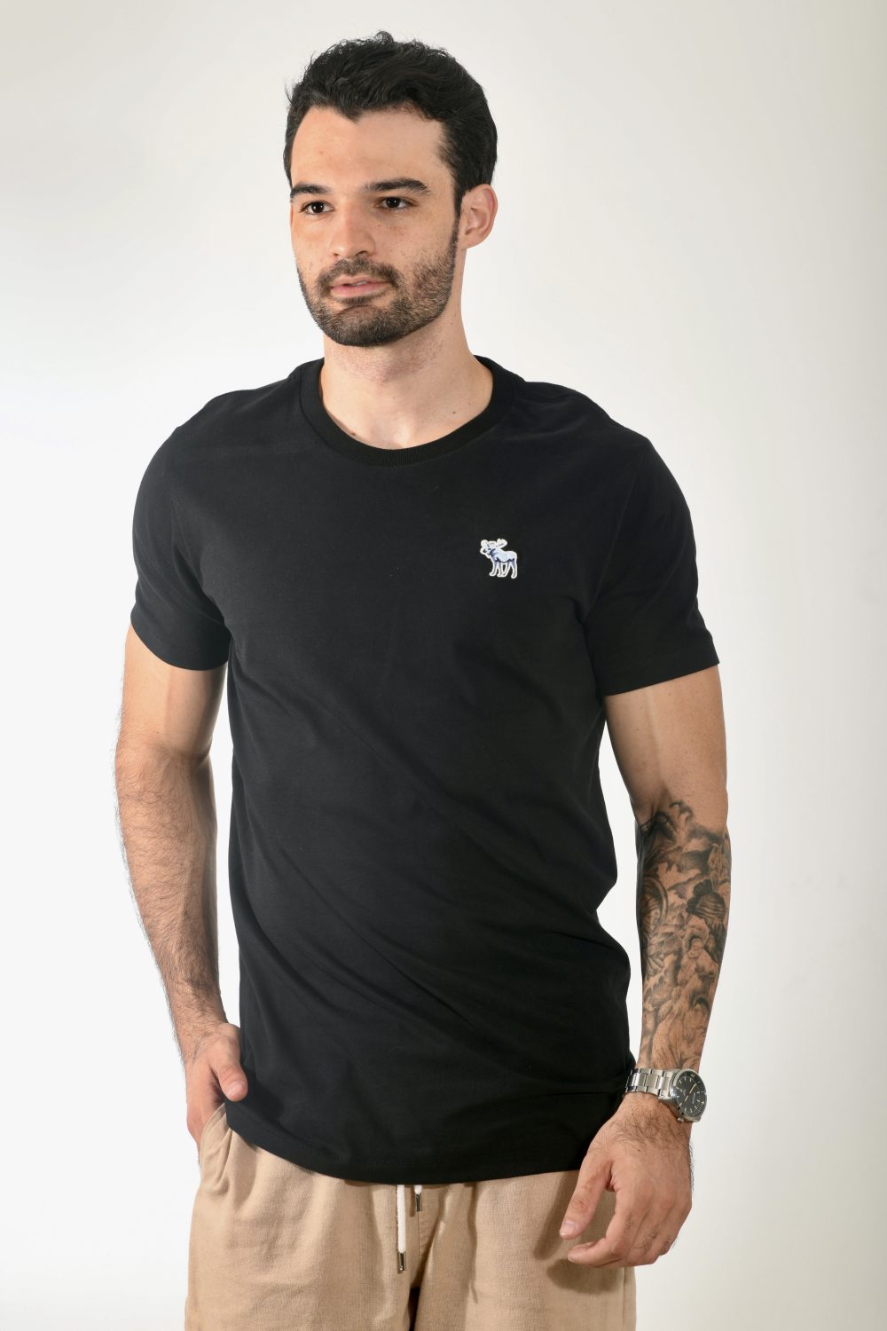 MALHA PERUANA ABERCROMBIE PRETA