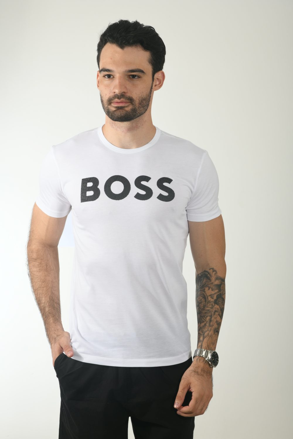 MALHA PERUANA HUGO BOSS BRANCA - Image 2