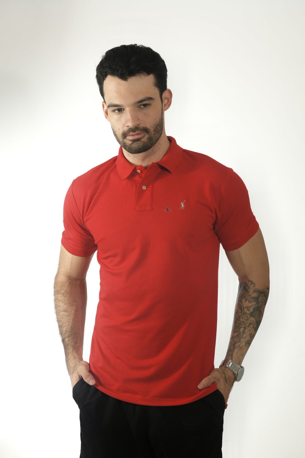 POLO  RALPH LAUREN CLASSICA VERMELHA