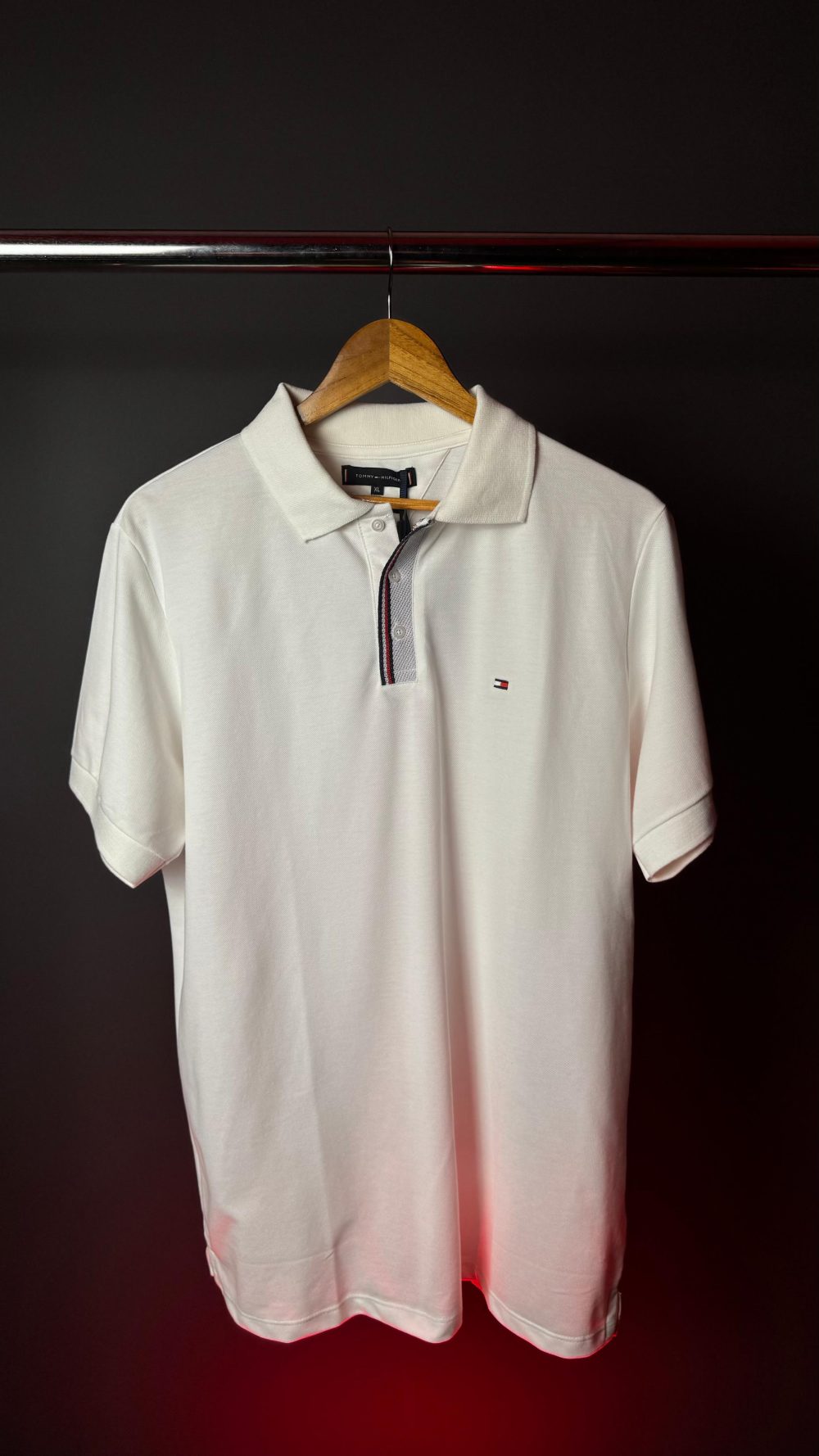 POLO PIQUET TOMMY HILFIGER BRANCA
