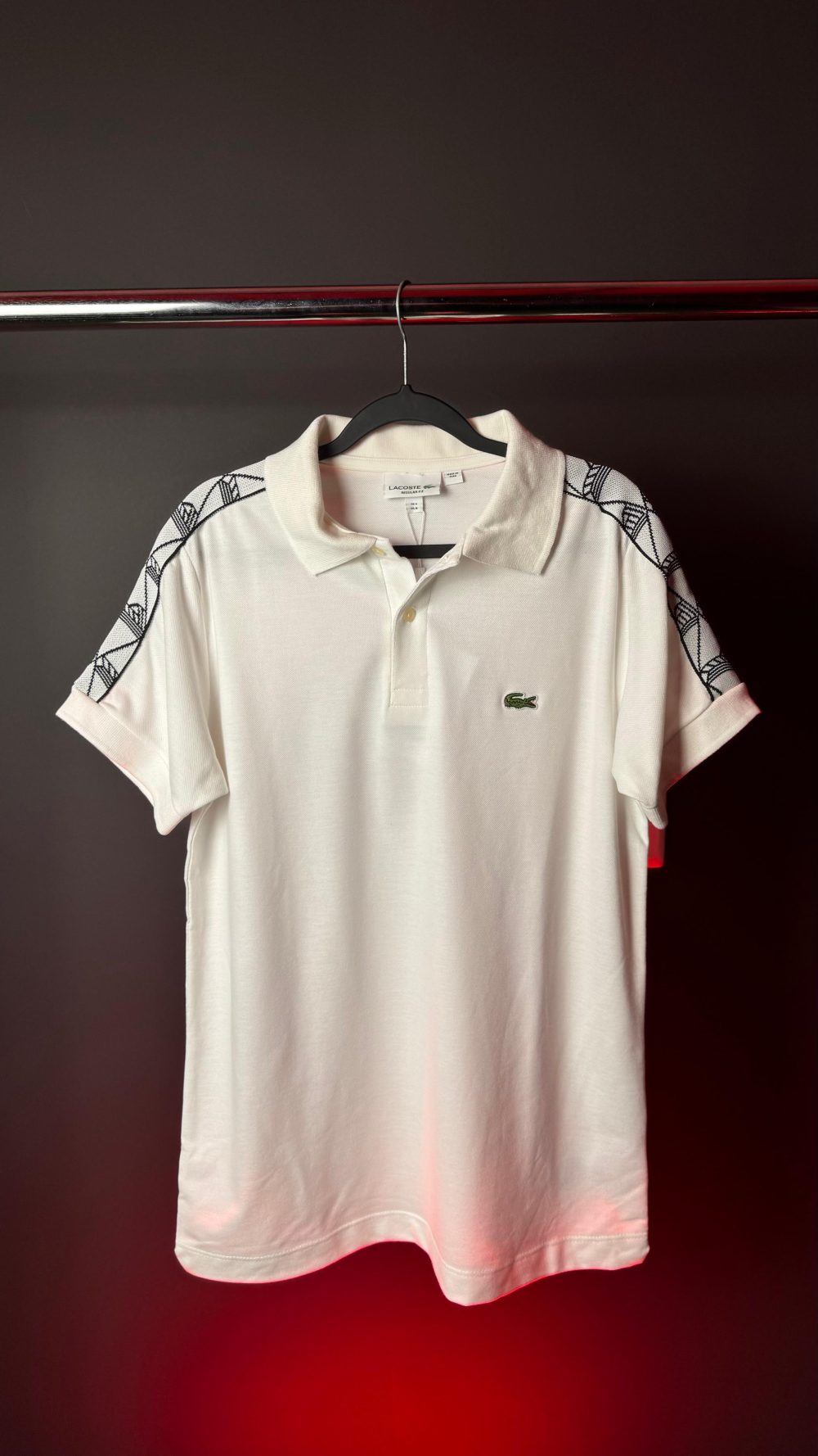 POLO PREMIUM LACOSTE BRANCA