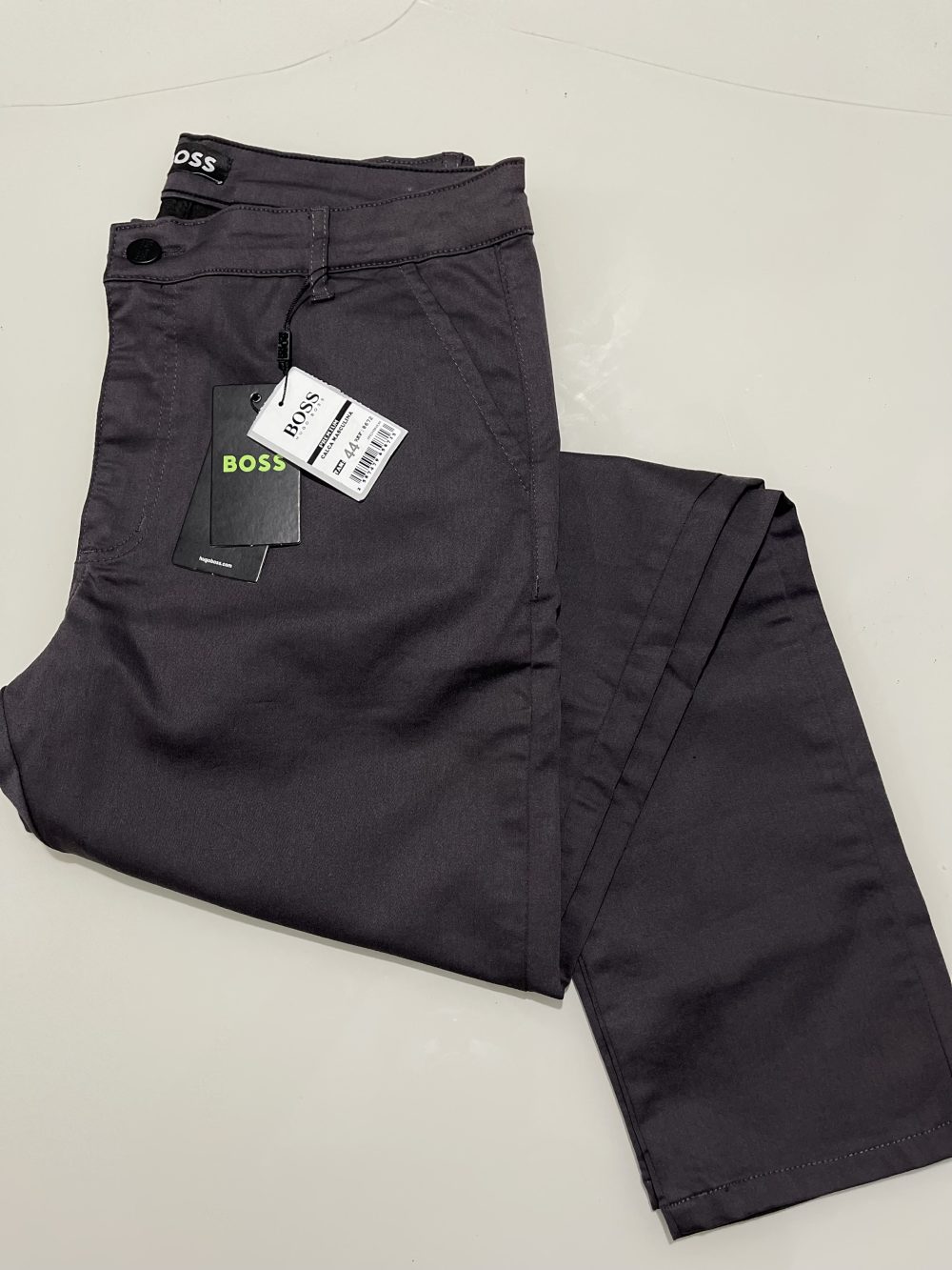 CALÇA SARJA HUGO BOSS CHUMBO