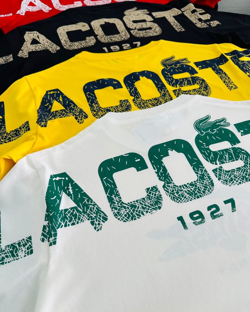 GRIFE ITALIANA LACOSTE BRANCA COM DETALHE NO PEITO E NAS COSTAS - Image 2