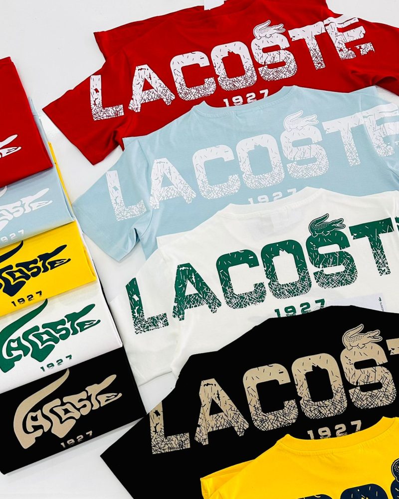 GRIFE ITALIANA LACOSTE BRANCA COM DETALHE NO PEITO E NAS COSTAS - Image 4