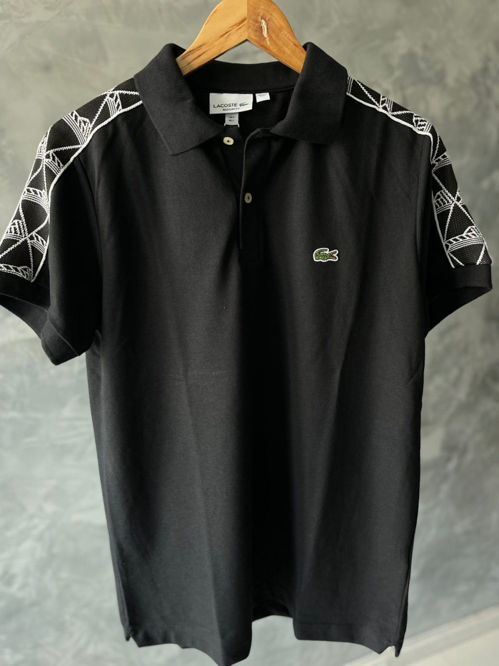 GRIFE POLO LACOSTE PRETA