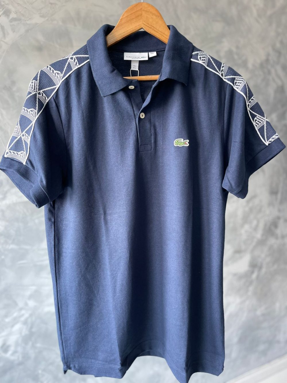 GRIFE POLO LACOSTE AZUL MARINHO