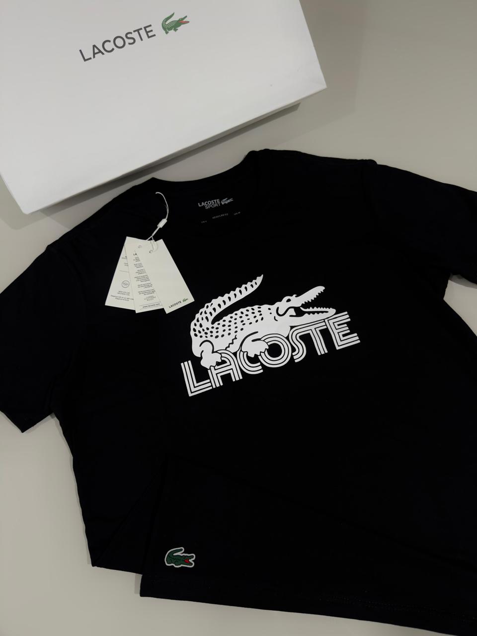 GRIFE ITALIANA LACOSTE PRETA