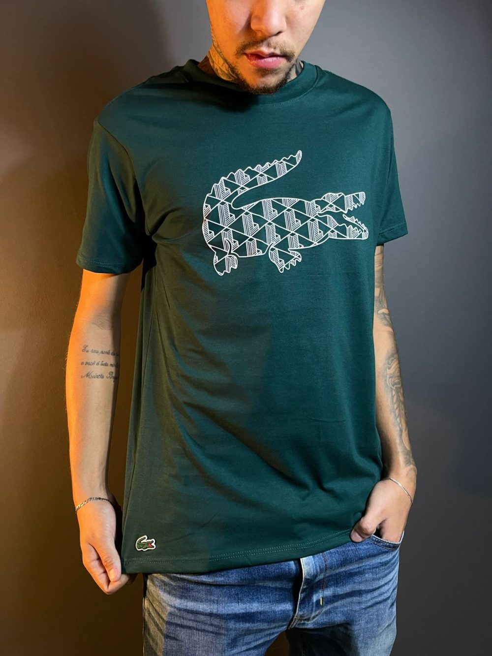 GRIFE ITALIANA LACOSTE VERDE