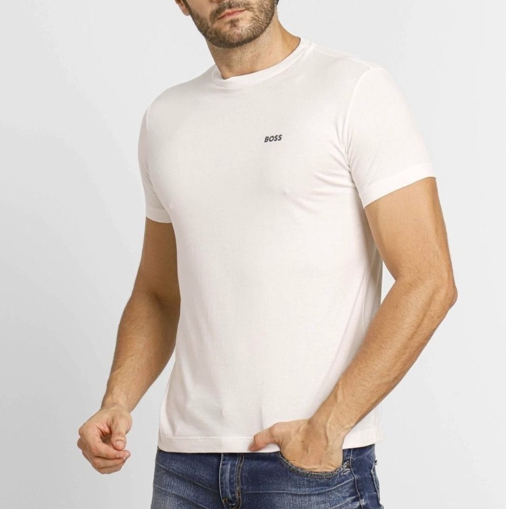 GRIFE ITALIANA HUGO BOSS BRANCA - Imagem 2