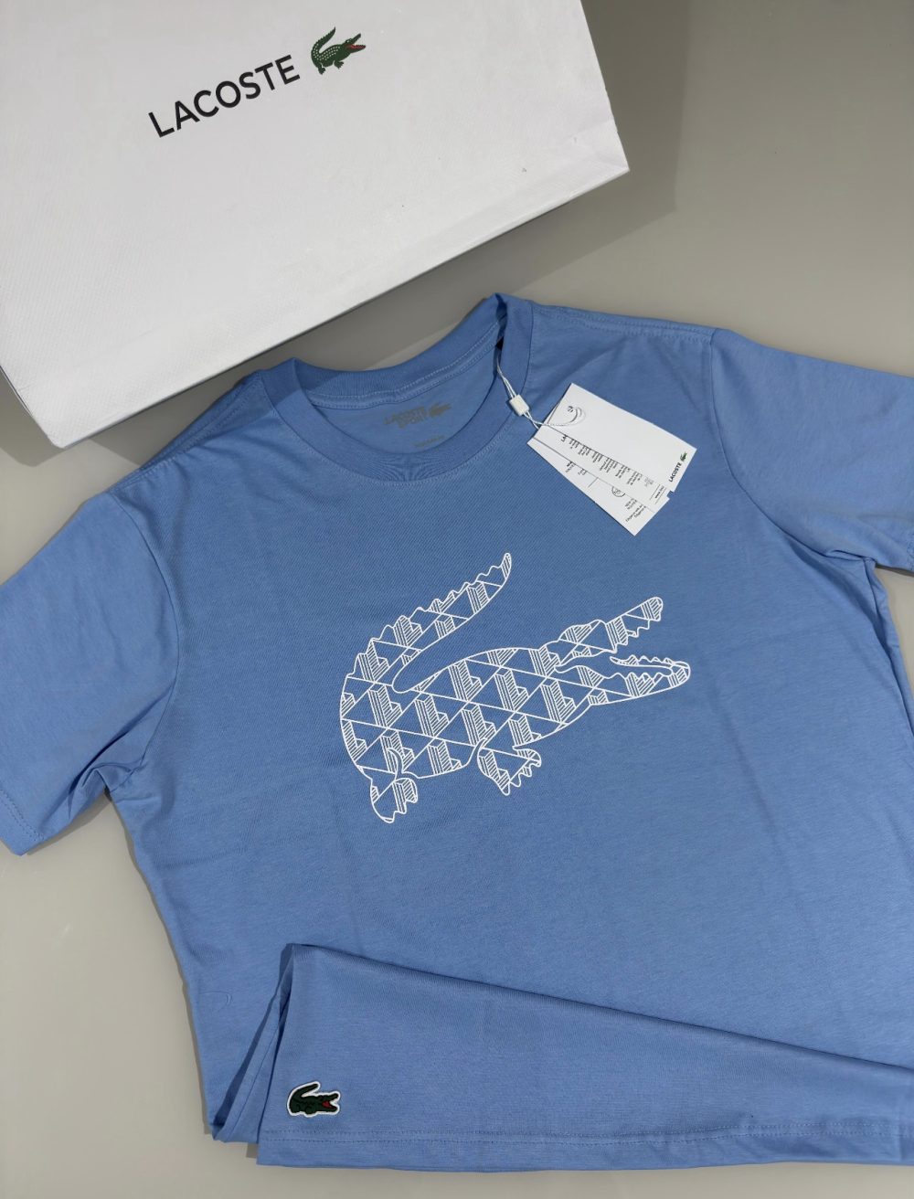 GRIFE ITALIANA LACOSTE AZUL BEBE
