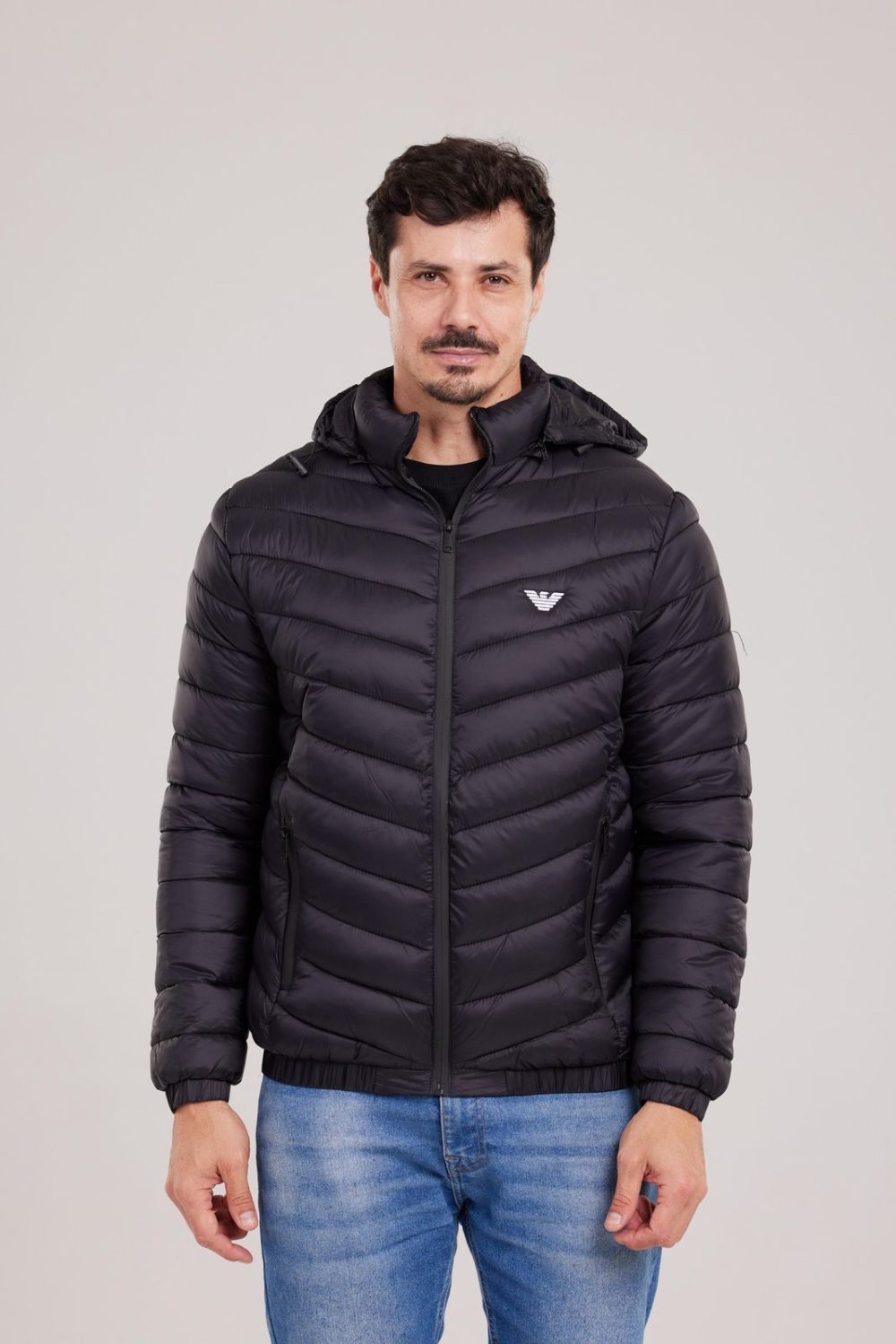 JAQUETA PUFFER EMPORIO ARMANI PRETA