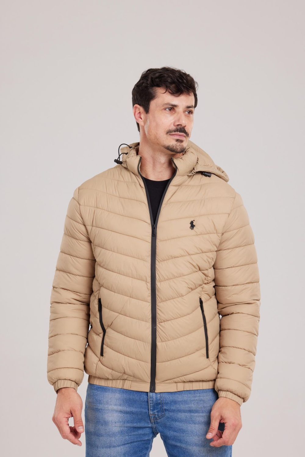 JAQUETA PUFFER RALPH LAUREN CARAMELO