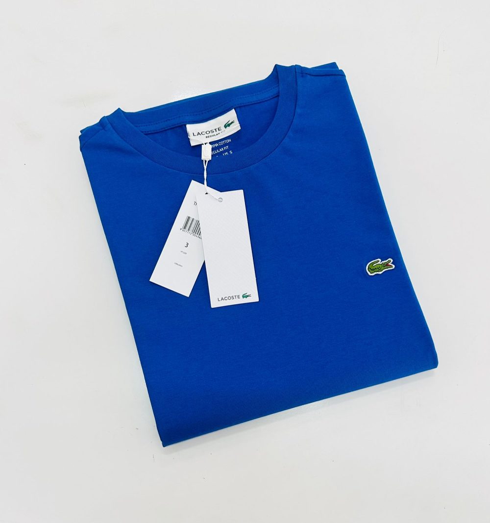 GRIFE ITALIANA LACOSTE BASICA BABY CROCO AZUL MARINHO