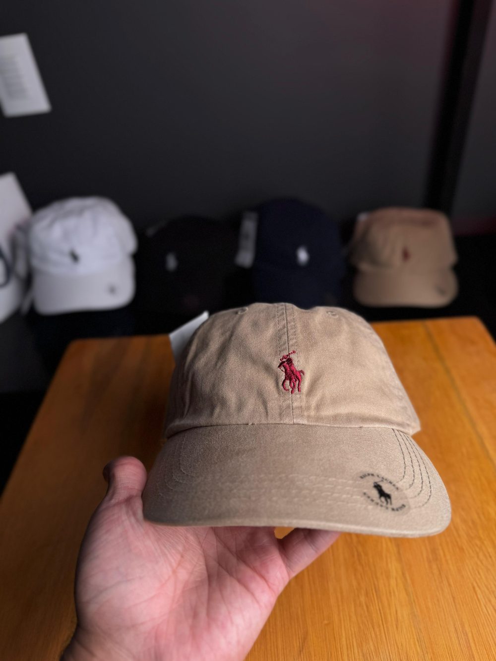 Boné Ralph Lauren Caramelo