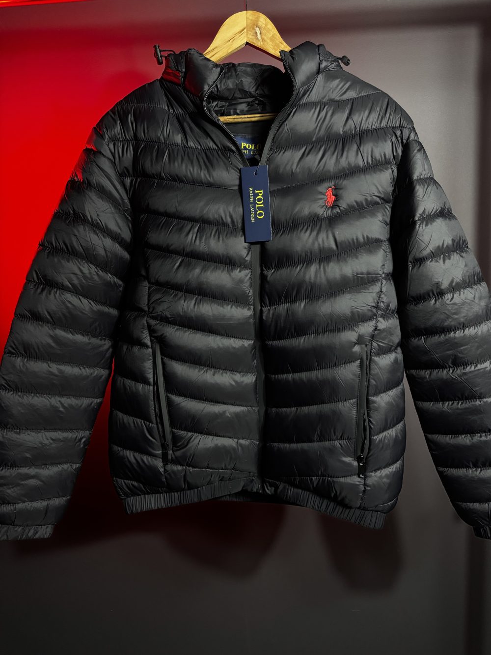 JAQUETA PUFFER RALPH LAUREN PRETA - Image 2
