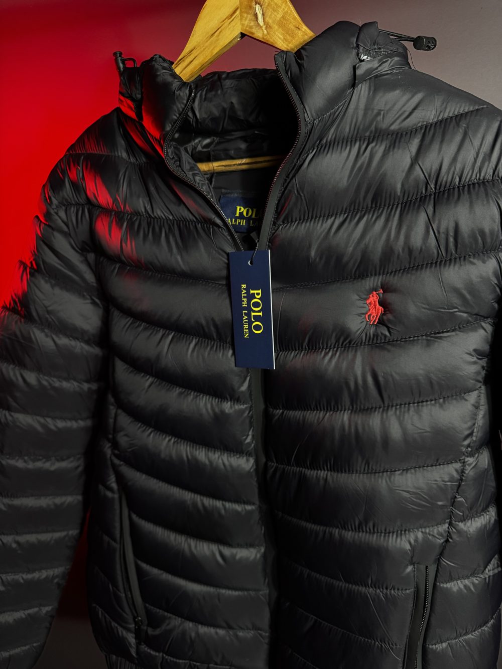 JAQUETA PUFFER RALPH LAUREN PRETA - Image 3