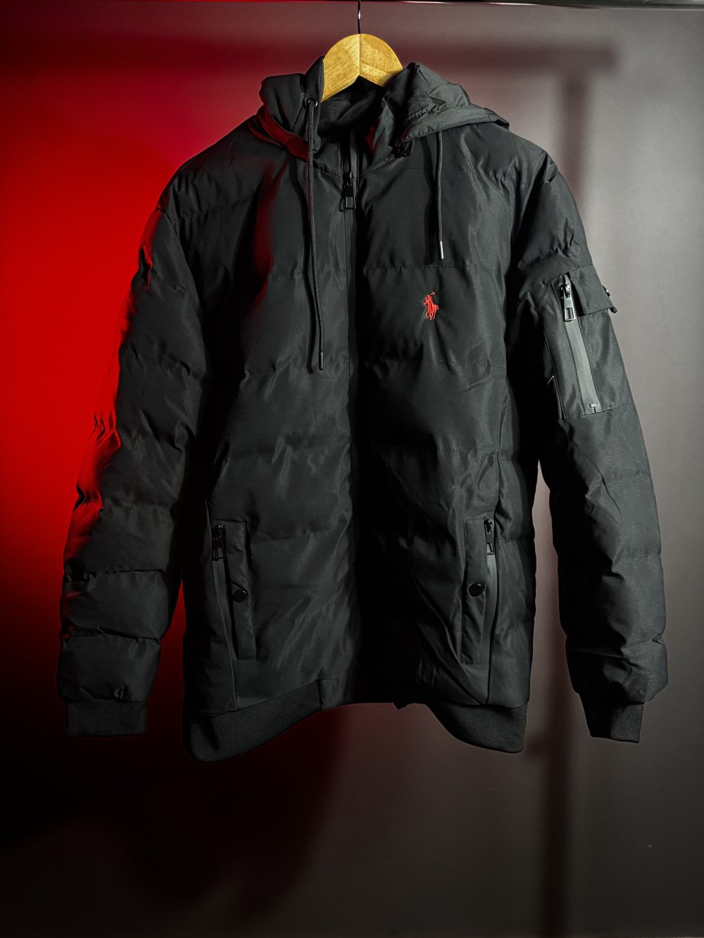 JAQUETA PUFFER RALPH LAUREN PRETA - Image 4