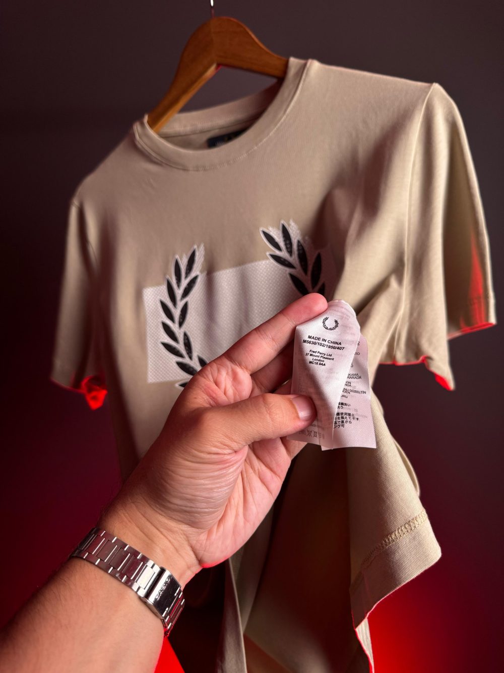 GRIFE ITALIANA FRED PERRY BEGE - Image 2