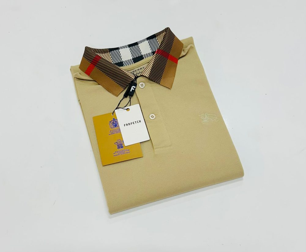 POLO PIQUET BURBERRY BEGE