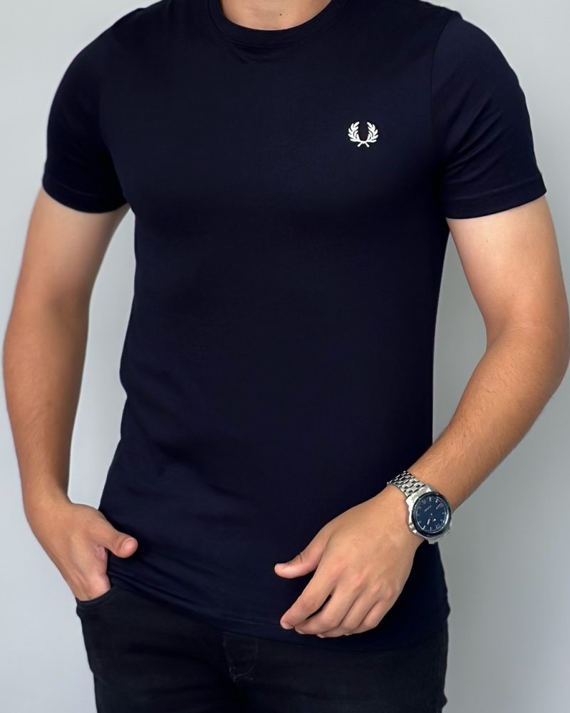 GRIFE ITALIANA FRED PERRY BASICA AZUL-MARINHO
