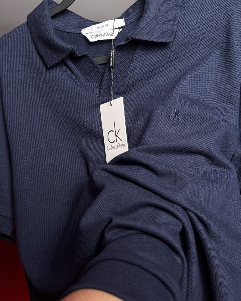 POLO PIQUET CALVIN KLEIN AZUL-MARINHO