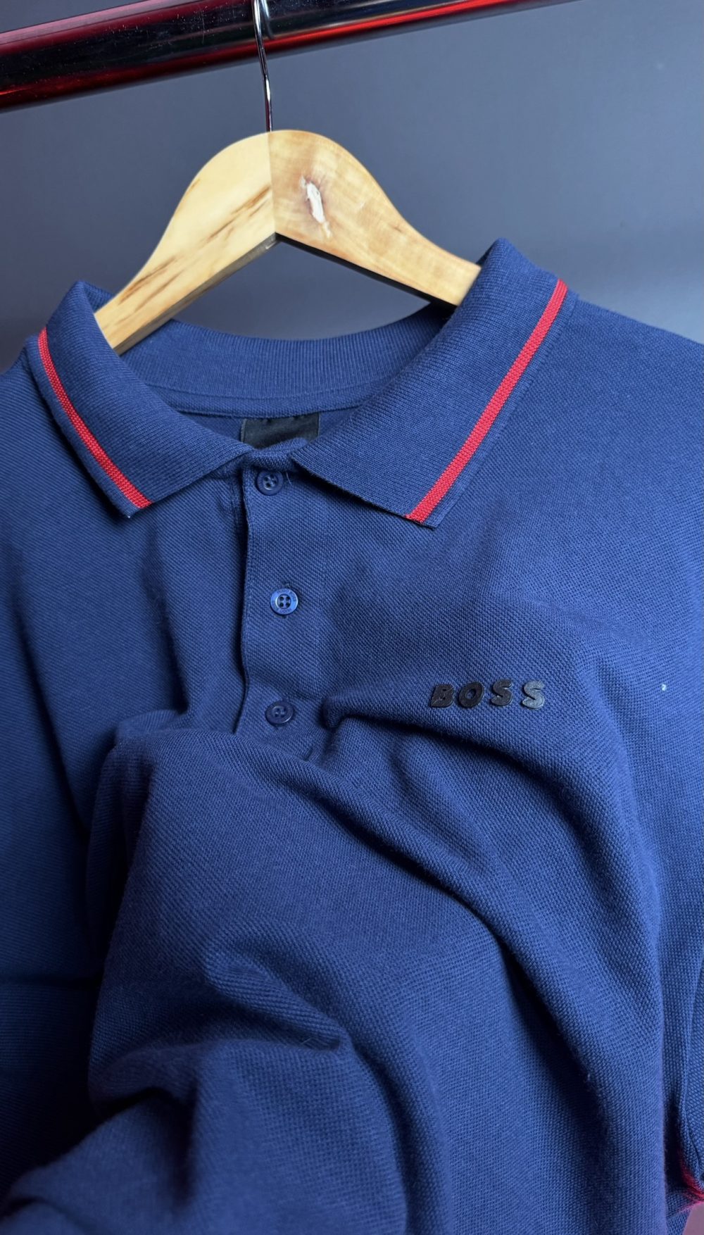POLO PREMIUM BOSS AZUL-MARINHO