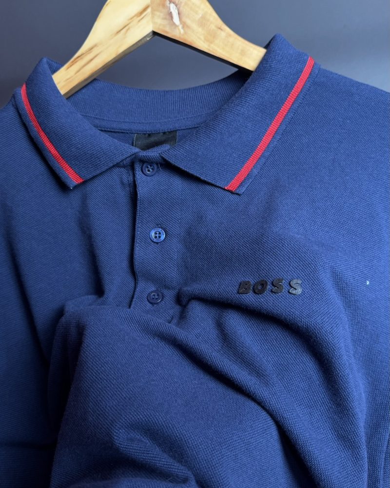 POLO PREMIUM BOSS AZUL-MARINHO
