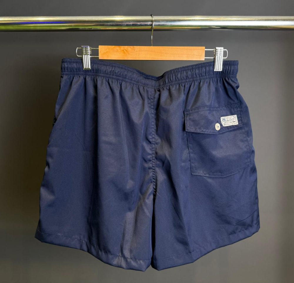 SHORTS RALPH LAUREN AZUL MARINHO (DETALHE QUANDO MOLHADO) - Imagem 3