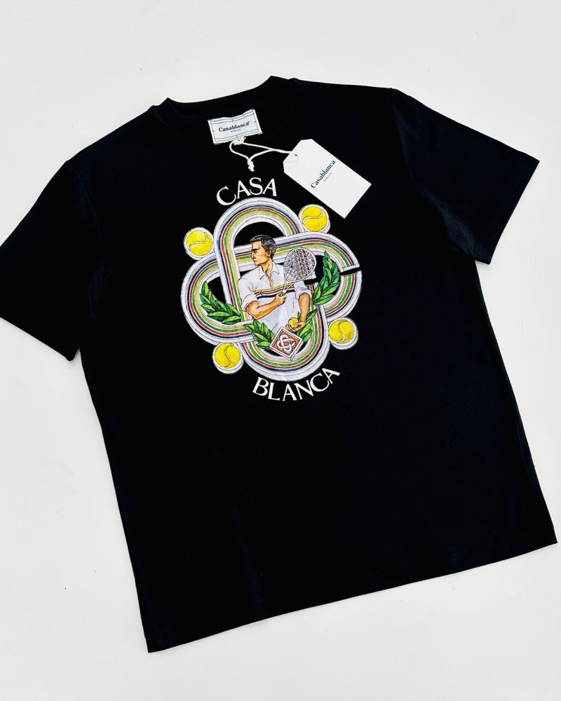 GRIFE CHINESA CASABLANCA BASICA COM ESTAMPADA PRETA
