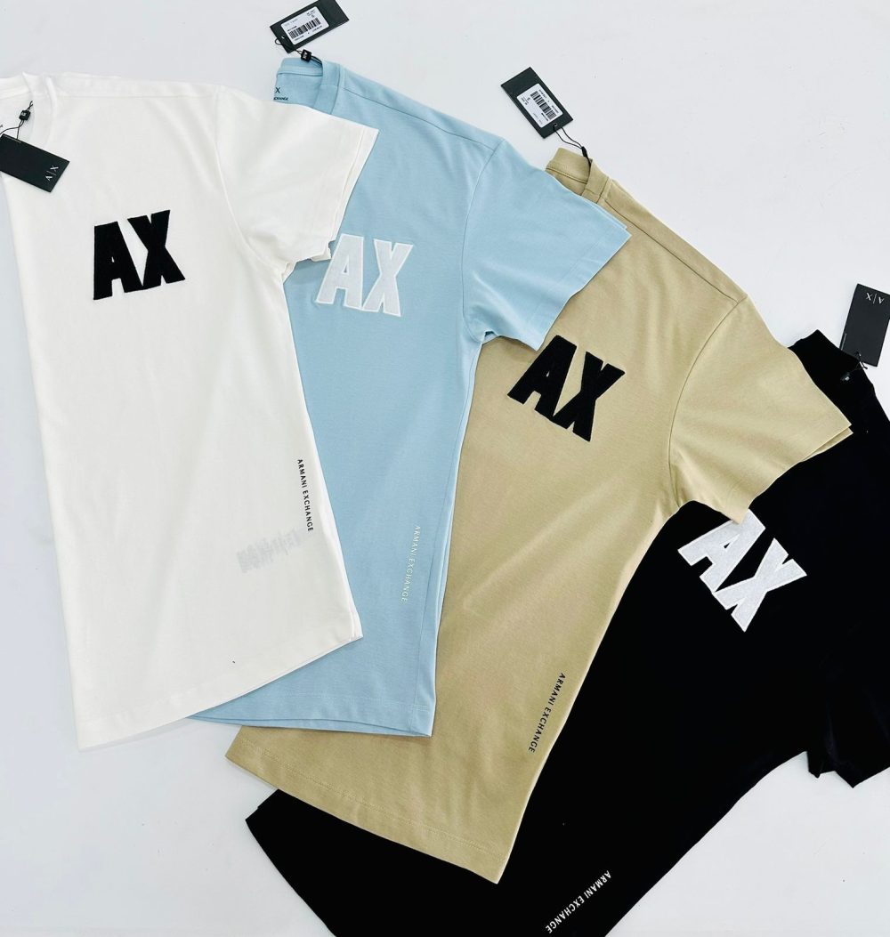 GRIFE ITALIANA ARMANI EXCHANGE AZUL-BEBE - OVERSIZED - Imagem 3