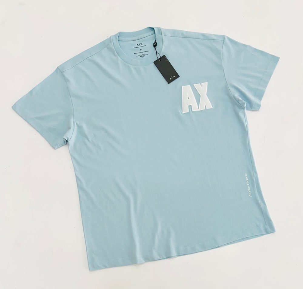 GRIFE ITALIANA ARMANI EXCHANGE AZUL-BEBE - OVERSIZED