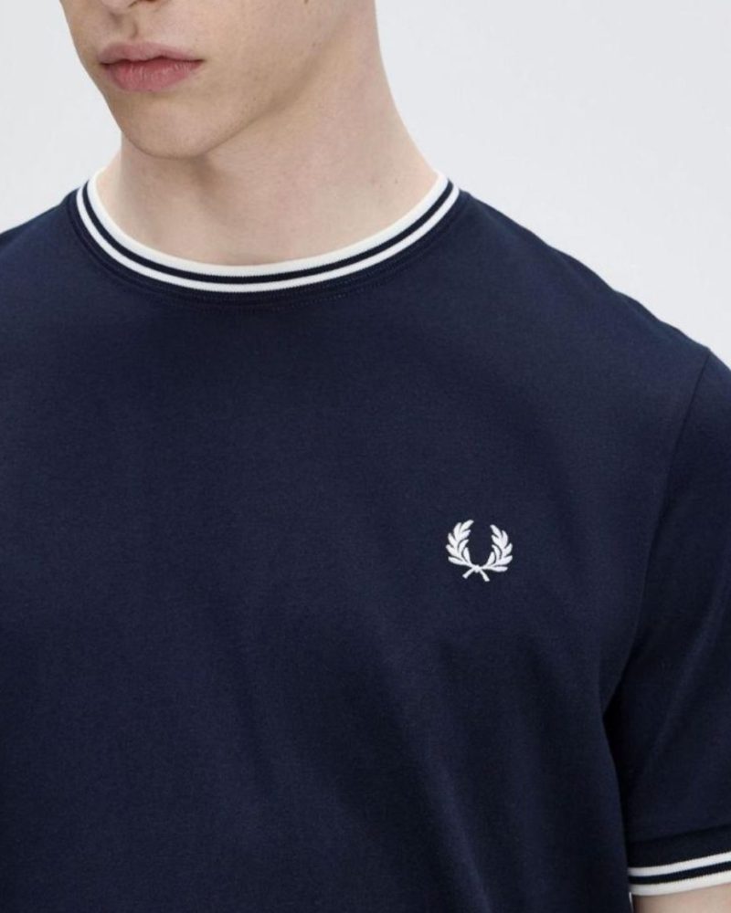 GRIFE ITALIANA FRED PERRY AZUL-MARINHO